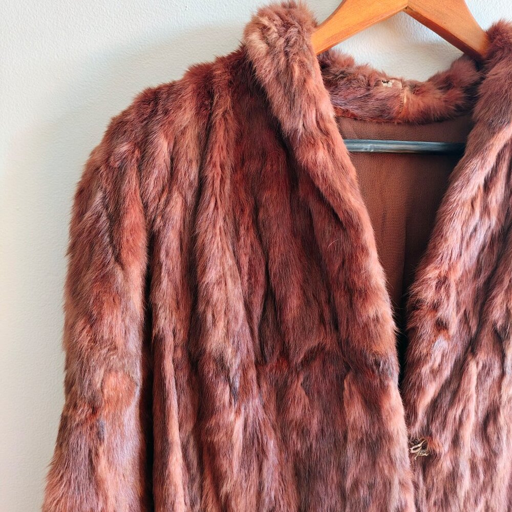 Vintage Mink Fur Cape - Picture 9 of 15
